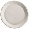 A Picture of product HUH-10117 Chinet® Savaday® Round Molded Fiber Dinnerware Plates. 10 in. White.