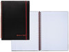 A Picture of product JDK-E67008 Black n' Red™ Twin Wire Poly Cover Notebook,  Legal Rule, 8 1/4 x 11 3/4, 70 Sheets