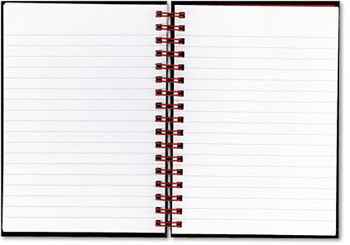 Black n' Red™ Twinwire Hardcover Notebook, Legal Rule, 5 7/8 x 8 1/4, White, 70 Sheets