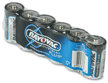 Rayovac® Industrial PLUS Alkaline Batteries, C, 6/Pack