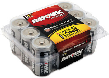 Rayovac® Ultra Pro™ Alkaline Batteries, D, 12/Pack