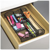 A Picture of product SAF-3262BL Safco® Onyx™ Mesh Drawer Organizer Seven Compartments, 13 x 8.75 2.75, Steel, Black