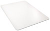 A Picture of product DEF-CM11442FPC deflecto® Clear Polycarbonate All Day Use Chair Mat,  46 x 60