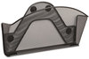 A Picture of product SAF-4176BL Safco® Onyx™ Magnetic Mesh Panel Accessories Single File Pocket, 13 x 4.25 7.25, Black