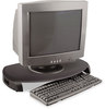 A Picture of product KTK-MS280B Kantek CRT/LCD Stand with Keyboard Storage,  23 x 13 1/4 x 3, Black