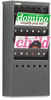 A Picture of product SAF-4322BL Safco® Steel Magazine Rack 23 Compartments, 10w x 4d 65.5h, Black