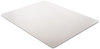 A Picture of product DEF-CM14242BLK deflecto® SuperMat Frequent Use Chair Mat for Medium Pile Carpeting,  Medium Pile Carpet, Beveled, 45 x 53, Black
