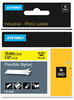 A Picture of product DYM-18057 DYMO® Rhino Industrial Label Cartridges,  3/4" x 5 ft, White/Black Print