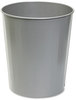 A Picture of product SAF-9604CH Safco® Round Wastebaskets,  Steel, 23.5qt, Charcoal