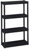 A Picture of product ICE-20841 Iceberg Rough N Ready™ Open Storage System,  Resin, 32w x 13d x 54h, Black