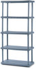 A Picture of product ICE-20851 Iceberg Rough N Ready™ Open Storage System,  Resin, 36w x 18d x 74h, Black