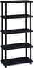 A Picture of product ICE-20851 Iceberg Rough N Ready™ Open Storage System,  Resin, 36w x 18d x 74h, Black