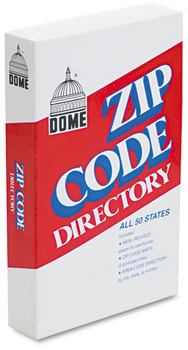 Dome® Zip Code Directory, Paperback, 750 Pages