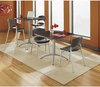 A Picture of product ICE-64517 Iceberg CaféWorks Cafe Chair,  Blow Molded Polyethylene, Graphite/Silver, 2/Carton