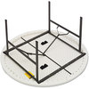 A Picture of product ICE-65263 Iceberg IndestrucTable Too™ 1200 Series Round Folding Table,  60 dia x 29h, Platinum