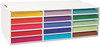 A Picture of product PAC-001310 Pacon® Classroom Keepers® Construction Paper Storage Box,  15 Sections, 13 1/2 x 28 3/4 x 8 1/2