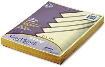 Pacon® Array® Card Stock,  65 lb., Letter, Ivory, 100 Sheets/Pack