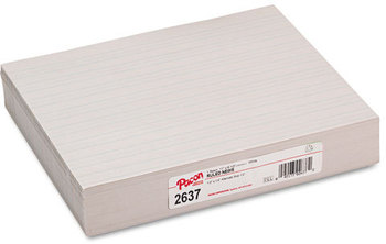 Pacon® Skip-A-Line Ruled Newsprint Paper,  30 lbs., 11 x 8-1/2, White, 500 Shts/Pack