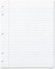 A Picture of product PAC-3203 Pacon® Ecology® Filler Paper,  8 x 10-1/2, Wide Ruled, 3-Hole Punch, White, 150 Sheets/PK