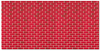 Pacon® Fadeless® Designs Bulletin Board Paper, Brick, 48" x 50 ft.