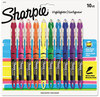 A Picture of product SAN-24415PP Sharpie® Liquid Pen Style Highlighters,  Chisel Tip, Assorted, 10/Set