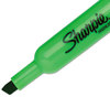 A Picture of product SAN-25026 Sharpie® Tank Style Highlighters,  Chisel Tip, Fluorescent Green, Dozen