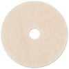 A Picture of product MMM-18065 3M TopLine Burnishing Floor Pads 3200. 19 in. White/Amber. 5/carton.