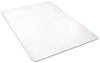 A Picture of product DEF-CM21442FPC deflecto® Clear Polycarbonate All Day Use Chair Mat,  46 x 60