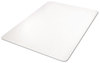 A Picture of product DEF-CM21442FPC deflecto® Clear Polycarbonate All Day Use Chair Mat,  46 x 60