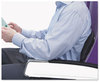 A Picture of product MAS-92061 Master Caster® The ComfortMakers® Lumbar Support Cushion,  12 1/2w x 2 1/2d x 7 1/2h, Black