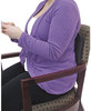 A Picture of product MAS-92061 Master Caster® The ComfortMakers® Lumbar Support Cushion,  12 1/2w x 2 1/2d x 7 1/2h, Black
