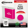 A Picture of product IVR-20051M Innovera® 20051, 20051C, 20051M, 20051Y Inkjet Cartridge Remanufactured Magenta Ink, Replacement for LC51M, 400 Page-Yield