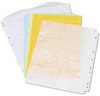 A Picture of product IVR-39301 Innovera® CD/DVD Three Ring Binder Pages Two-Sided for Three-Ring 6 Disc Capacity, Clear, 10/Pack