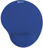 A Picture of product IVR-50448 Innovera® Fabric-Covered Gel Wrist Support Mouse Pad with Rest, 10.37 x 8.87, Black