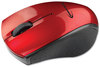 A Picture of product IVR-62204 Innovera® Mini Wireless Optical Mouse 2.4 GHz Frequency/30 ft Range, Left/Right Hand Use, Red/Black