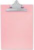A Picture of product SAU-21602 Saunders Recycled Plastic Clipboard with Ruler Edge,  1" Capacity, Holds 8 1/2w x 12h, Blue