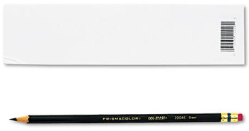 Prismacolor® Col-Erase® Pencil with Eraser,  Green Lead, Green, Dozen