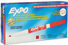 A Picture of product SAN-86002 EXPO® Low-Odor Dry-Erase Marker,  Fine Point, Red, Dozen