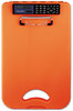 A Picture of product SAU-00543 Saunders DeskMate II with Calculator,  1/2" Capacity, 8 1/2w x 12h, Hi Vis Orange