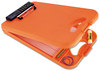 A Picture of product SAU-00543 Saunders DeskMate II with Calculator,  1/2" Capacity, 8 1/2w x 12h, Hi Vis Orange