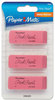 A Picture of product PAP-70502 Paper Mate® Pink Pearl® Eraser,  Medium, 3/Pack