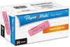 A Picture of product PAP-70520 Paper Mate® Pink Pearl® Eraser,  Medium, 24/Box