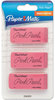 A Picture of product PAP-70501 Paper Mate® Pink Pearl® Eraser,  Large, 3/Pack