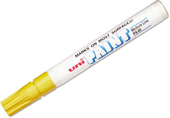 Sanford® uni®-Paint Permanent Marker,  Medium Point, Yellow