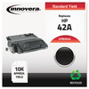 A Picture of product IVR-83042 Innovera® 83042, 83042X Laser Cartridge Remanufactured Black Toner, Replacement for 42A (Q5942A), 10,000 Page-Yield