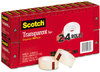 A Picture of product MMM-600K24 Scotch® Transparent Tape 1" Core, 0.75" x 83.33 ft, 24/Pack