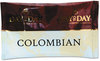 A Picture of product PCO-23002 Day to Day Coffee® 100% Pure Coffee,  Kona Blend, 1.5 oz Pack, 42 Packs/Carton