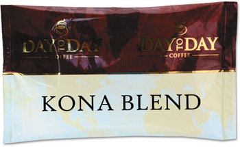 Day to Day Coffee® 100% Pure Coffee,  Kona Blend, 1.5 oz Pack, 42 Packs/Carton