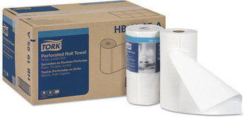 Tork® Perforated Towel Roll,  Two-Ply, 11 x 9, White, 210 sheets per roll. 12 rolls per case.