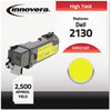 A Picture of product IVR-D2130Y Innovera® D2130Y, D2130M, D2130C, D2130B Toner Remanufactured Yellow High-Yield Replacement for 330-1438, 2,500 Page-Yield, Ships in 1-3 Business Days